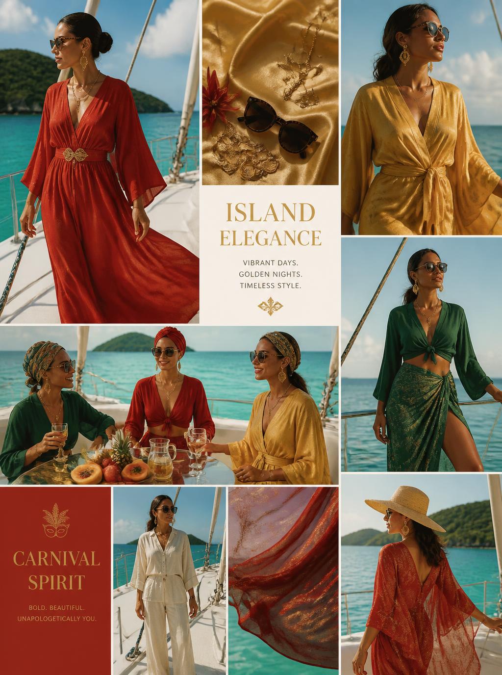 Women's Inspiration board for Colors on the Water — Colors of Grenada