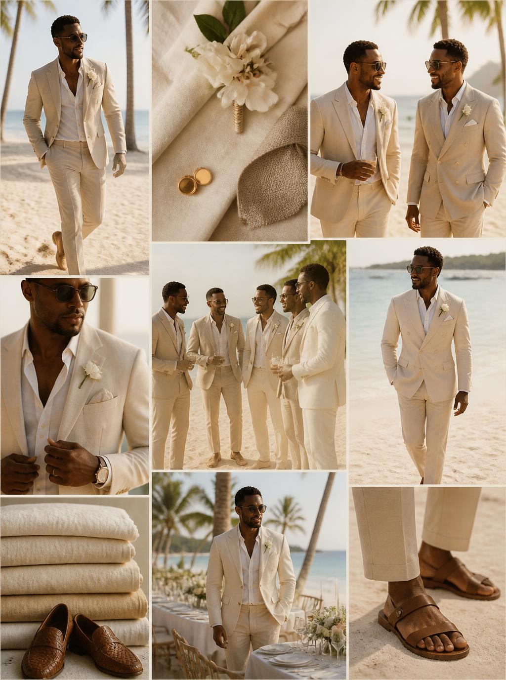 Men's Inspiration board for Lewis in Love — Beach Formal