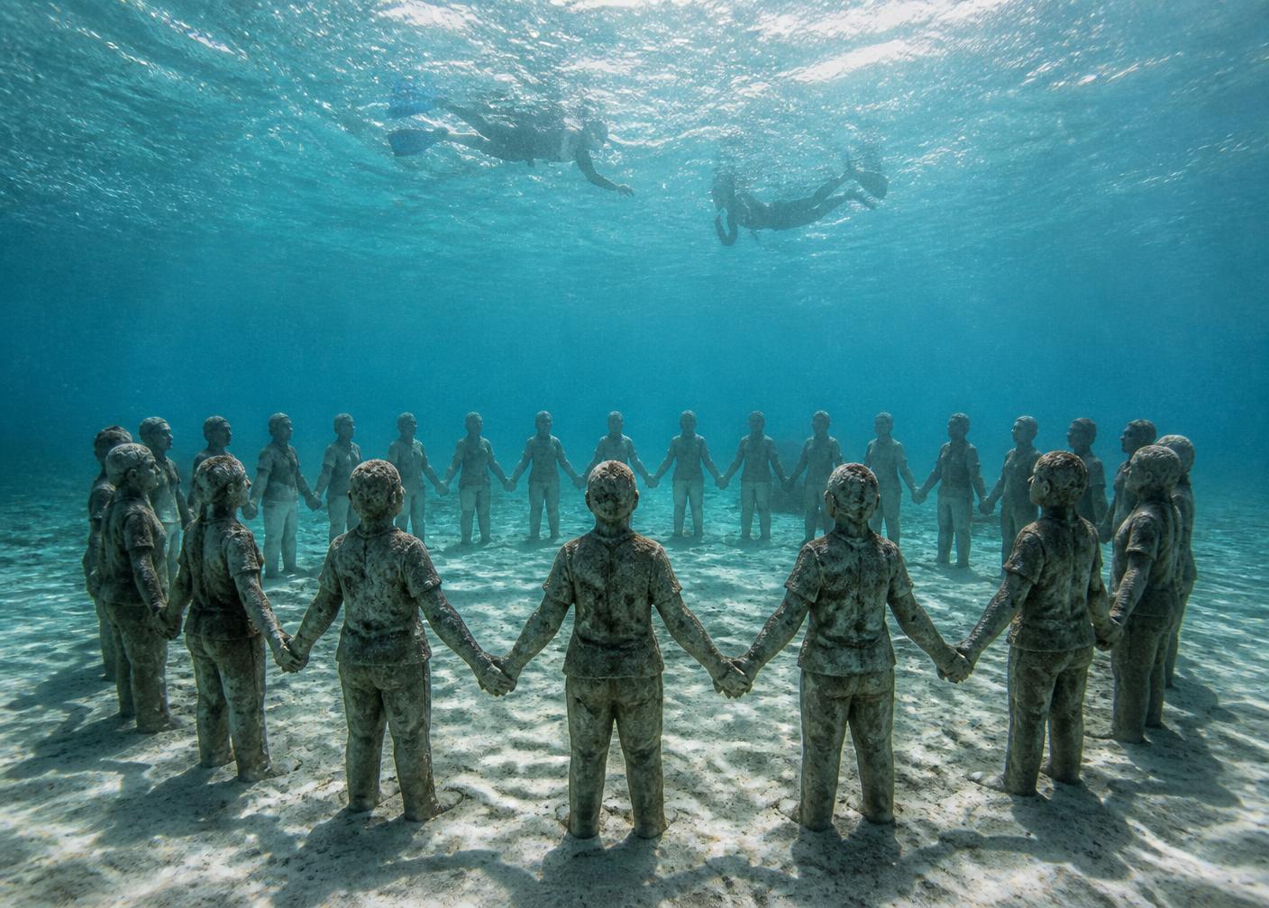 Molinière Bay · Underwater Sculpture Park